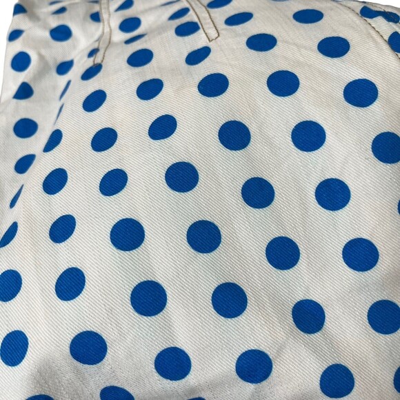 JW Anderson Polka Dot Denim Dress Women’s Size 4 Multi A-Line Shift Sleeveless - Picture 11 of 13